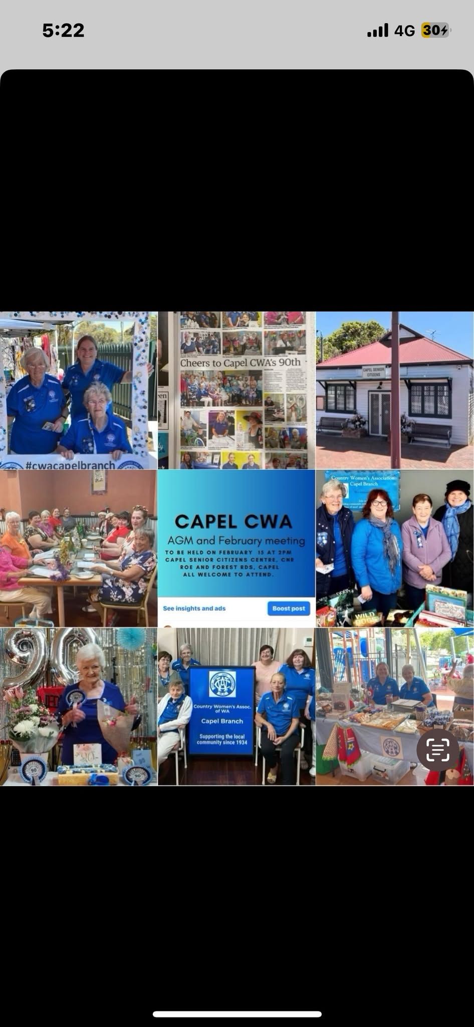 Capel CWA AGM and monthly meeting