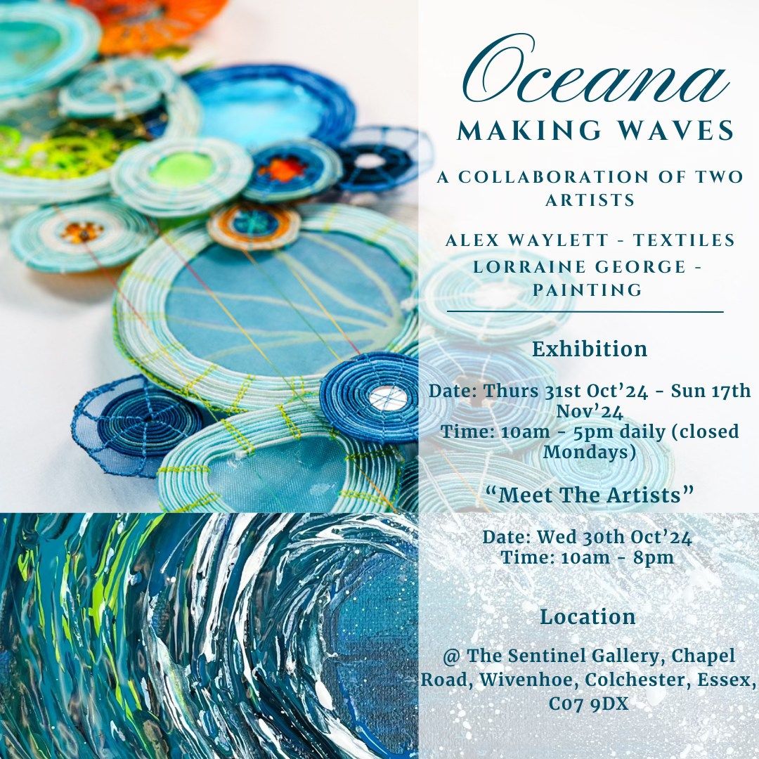 'Oceana' Textiles and Painting Exhibition 30th Oct-17th Nov 2024