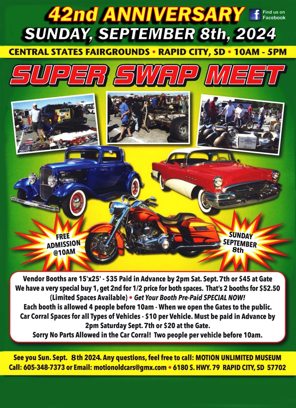 42nd Annual Black Hills Super Swap Meet and Car Corral