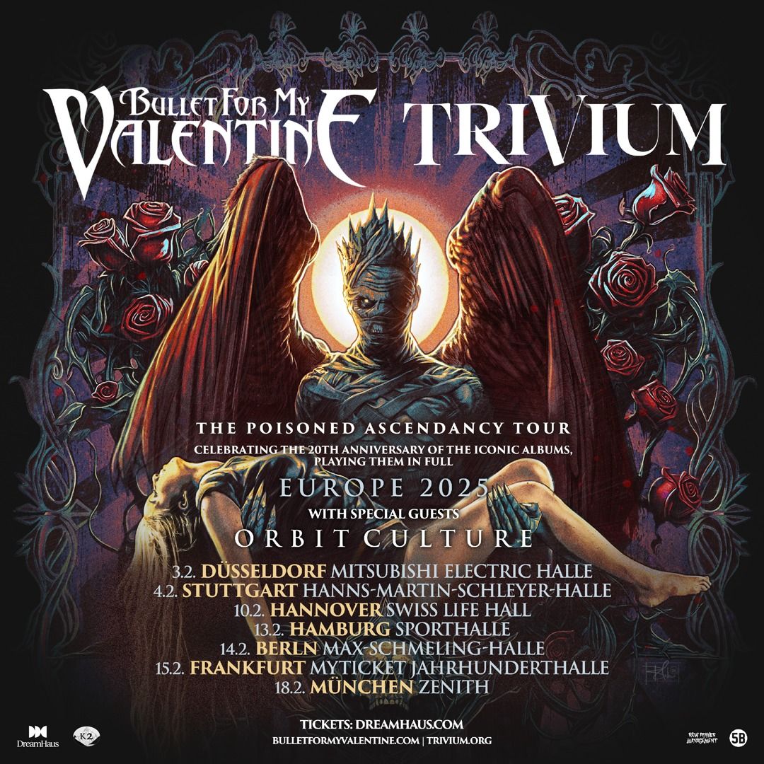 Bullet For My Valentine + Trivium - The Poisoned Ascendancy EU Tour 2025 | M\u00fcnchen