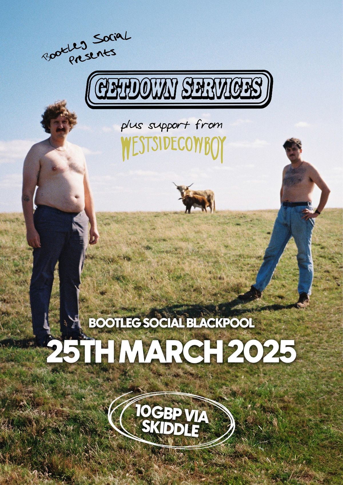 Getdown Services + Westside Cowboy at Bootleg Social, Blackpool