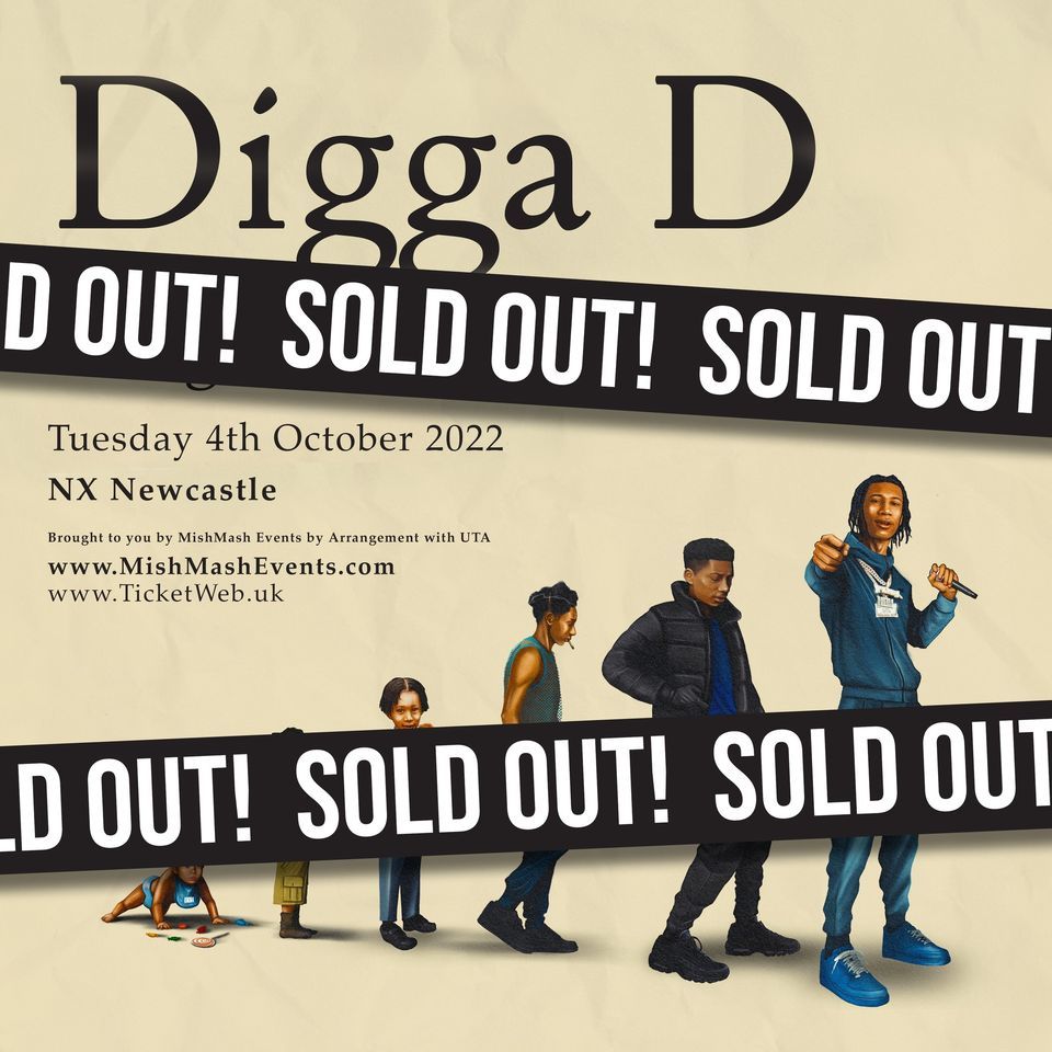 *SOLD OUT! DIGGA D 'Naughty By Nature' Tour - NX Newcastle 2022