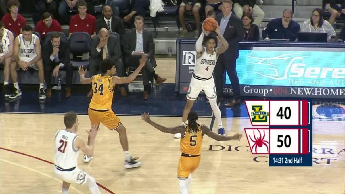 La Salle Explorers at Richmond Spiders Mens Basketball at Robins Center