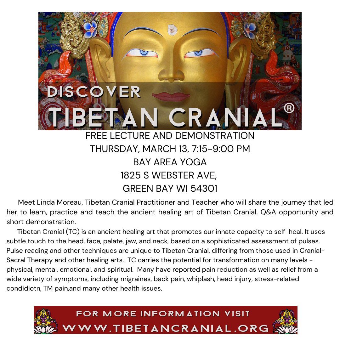 Discover Tibetan Cranial- FREE Lecture and Demo