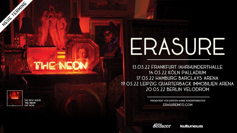 Erasure // Frankfurt // ›The Neon‹ Tour 2022, Myticket Jahrhunderthalle ...