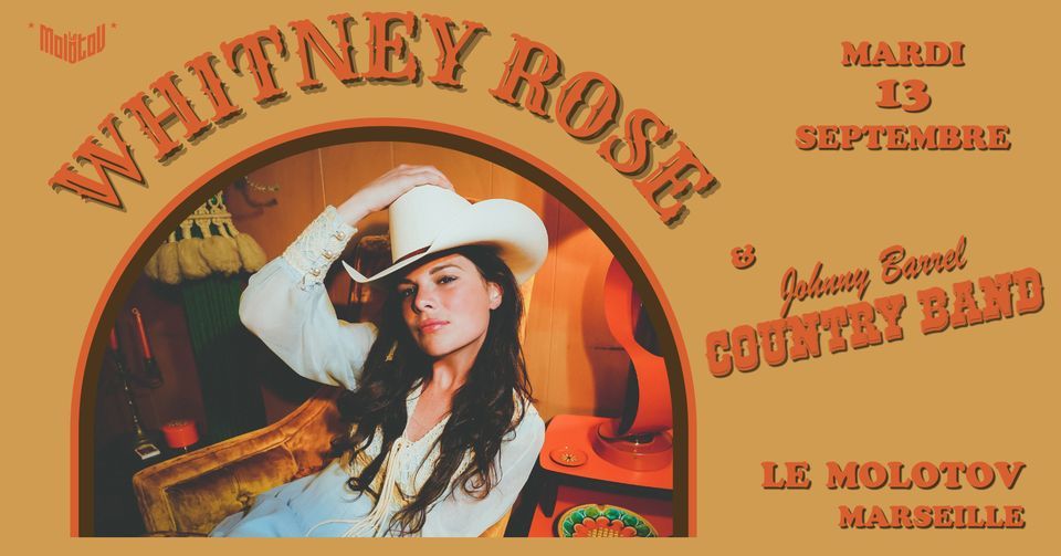 Whitney Rae Band WHITNEY ROSE (Americana Country / USA) + Johnny Barrel Country Band ...