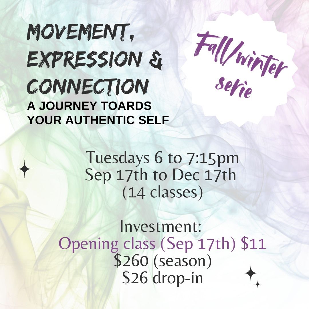 Movement, expression and connection- therapeutic moment sessions