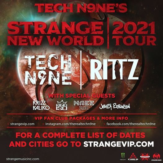 Tulsa, OK - Tech N9ne's Strange New World Tour 2021