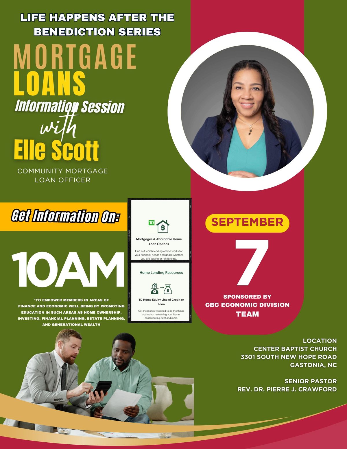 MORTGAGE LOANS INFORMATION SESSION 