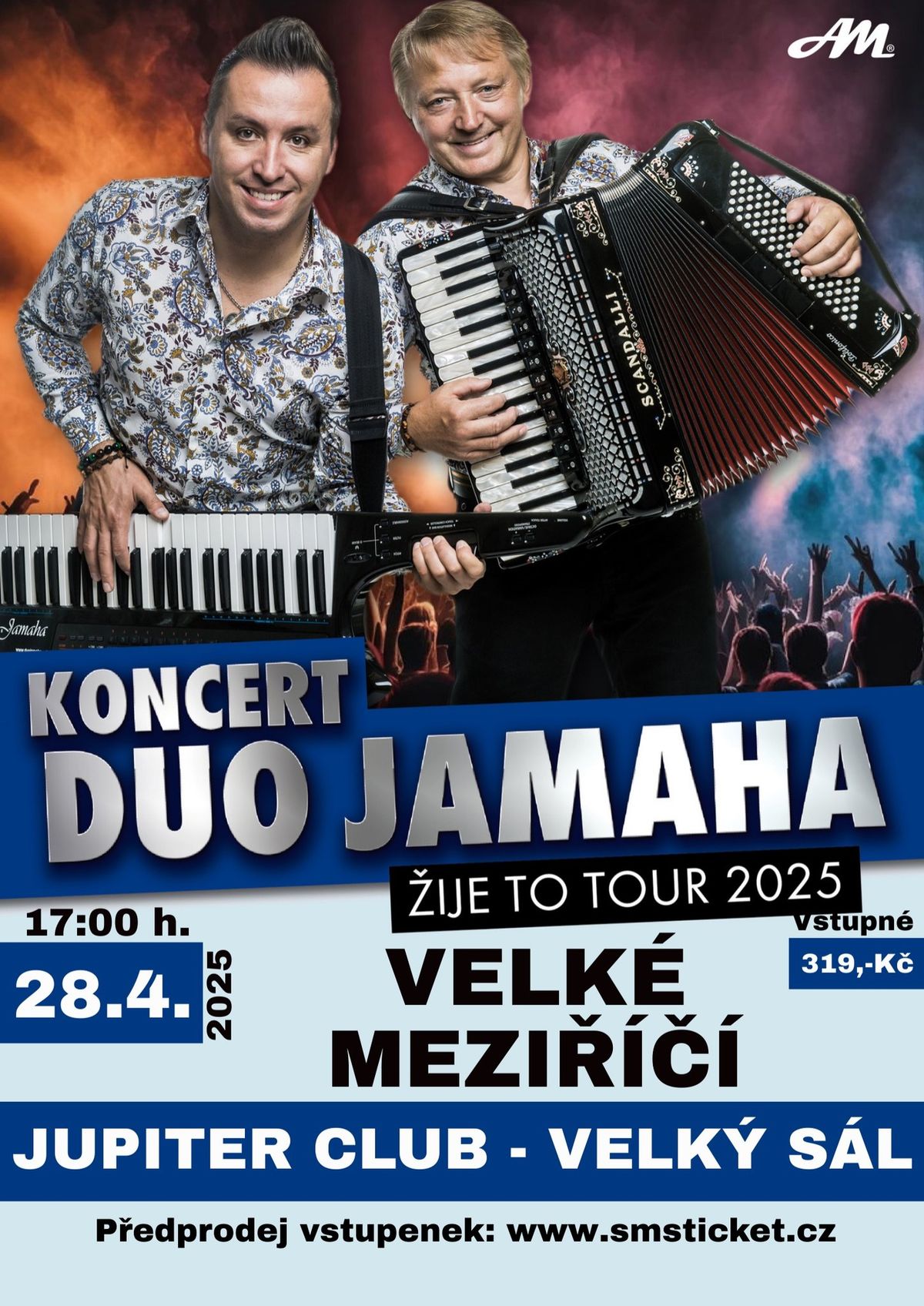 Koncert DUO JAMAHA Velk\u00e9 Mezi\u0159\u00ed\u010d\u00ed 