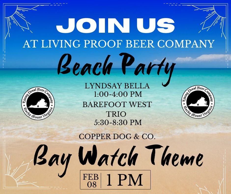 Baywatch Theme Beach Party 