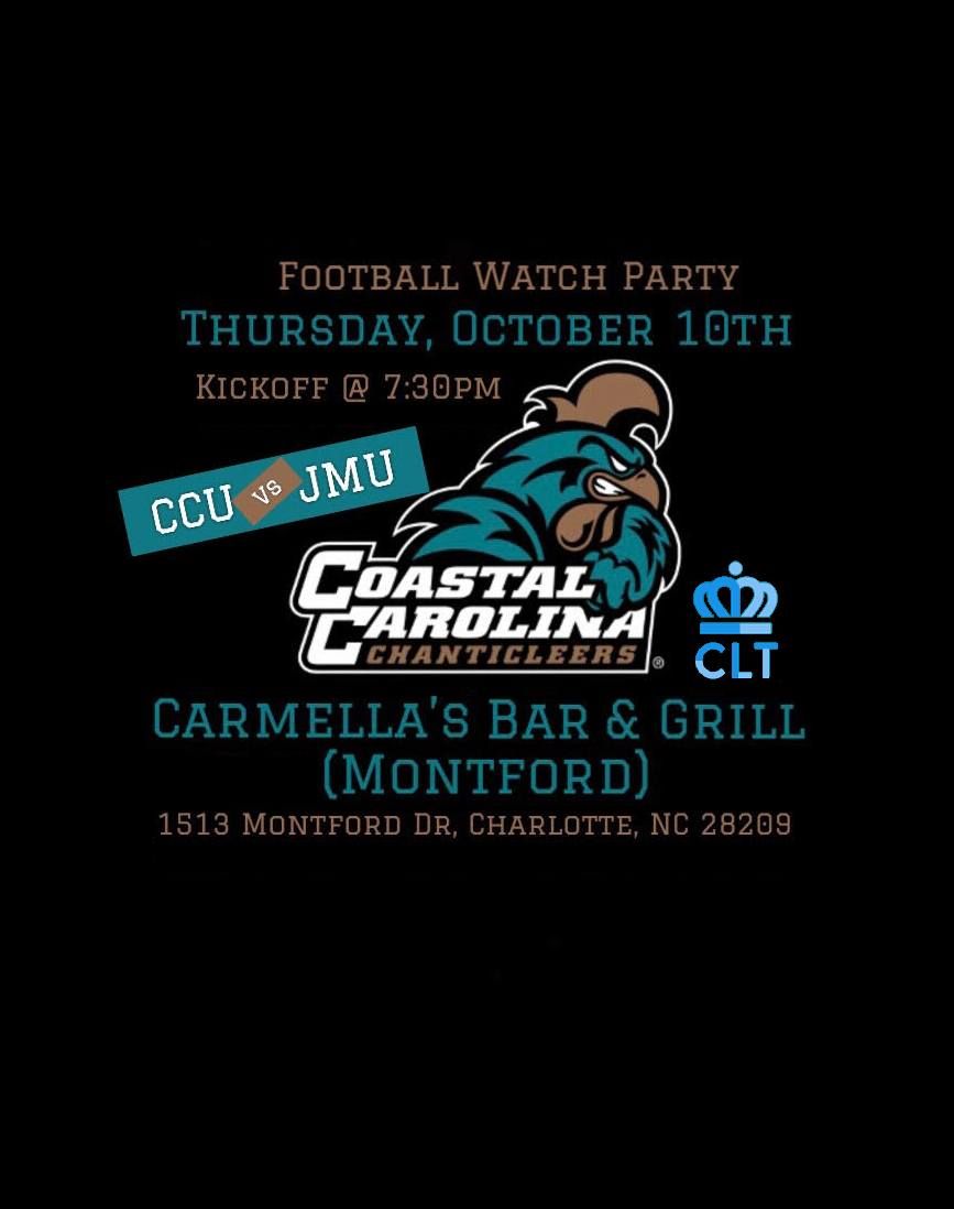 CCU vs JMU Football Watch Party in CLT