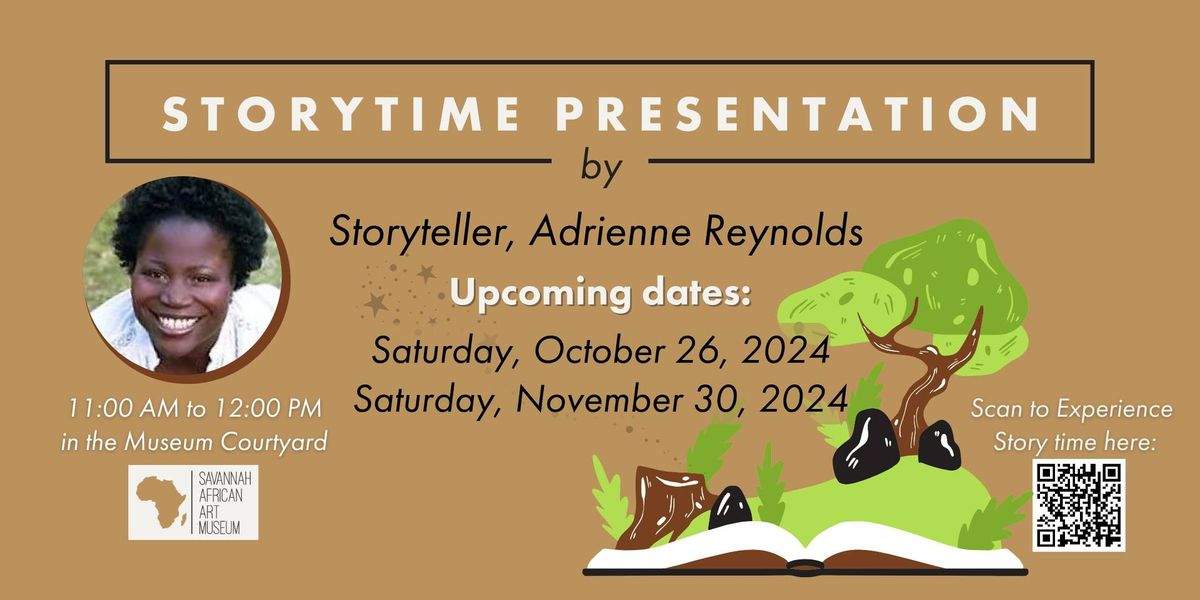 Storytime Presentation w\/ Storyteller Adrienne Reynolds