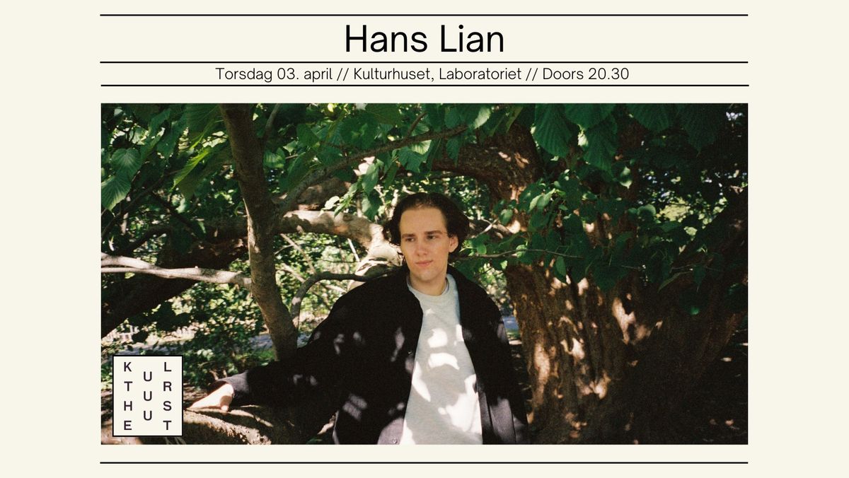 Hans Lian - Releasekonsert \/\/ Kulturhuset