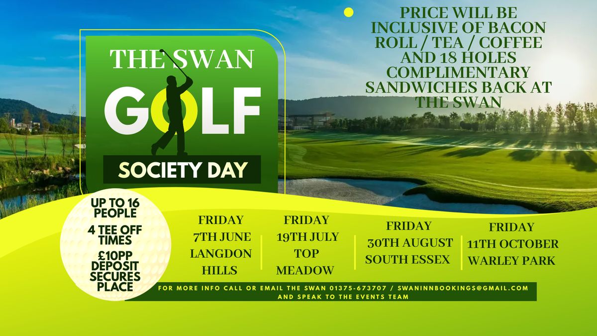 THE SWAN GOLF SOCIETY DAY AT TOP MEADOW GOLF CLUB