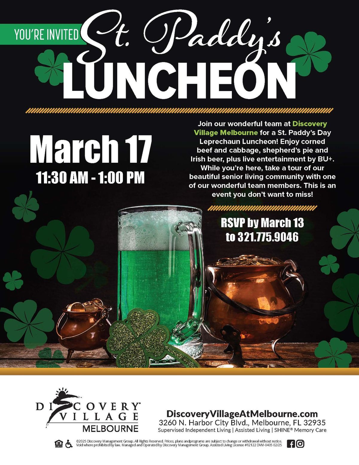 St. Paddy's Luncheon