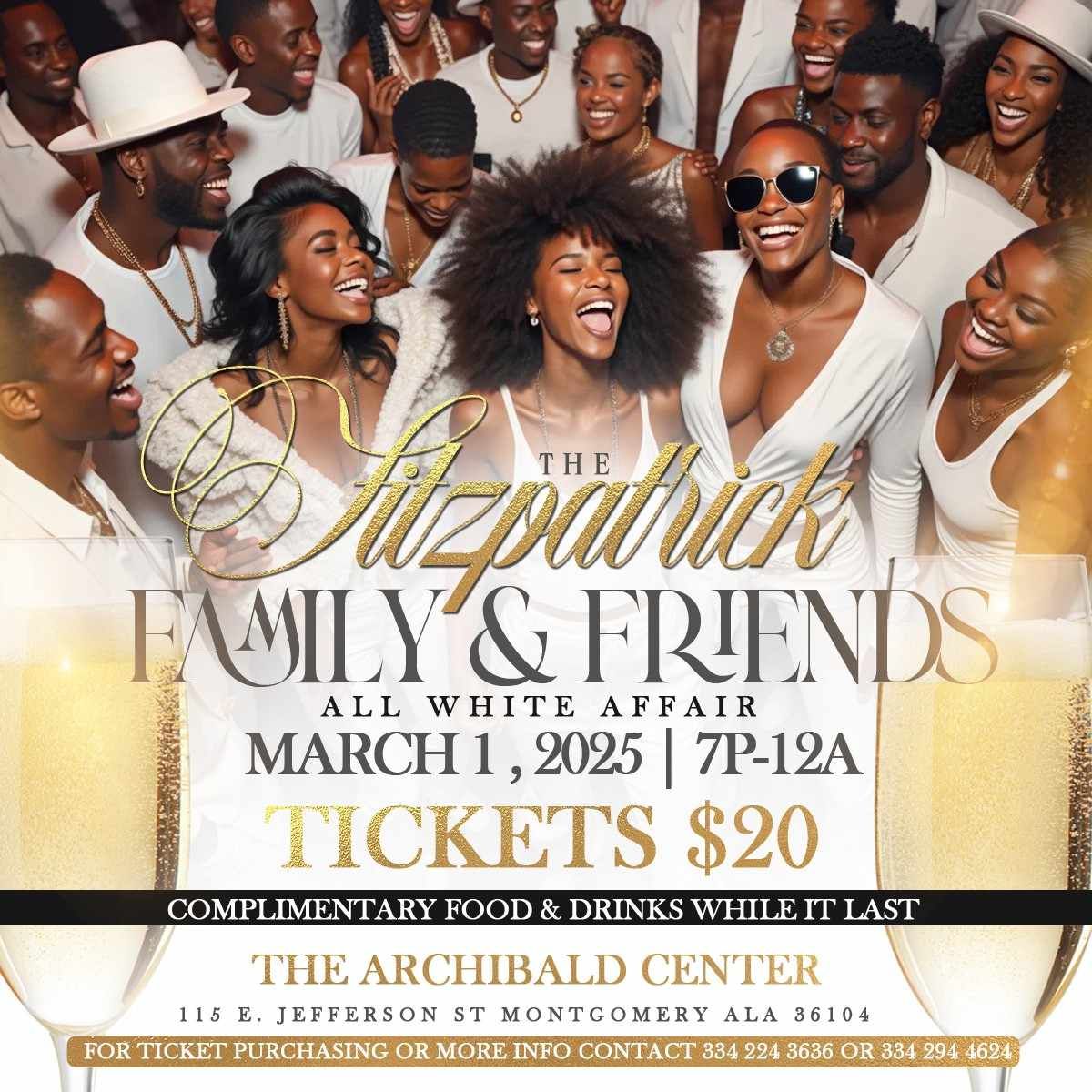 Fitzpatrick Family and Friends All White Affair