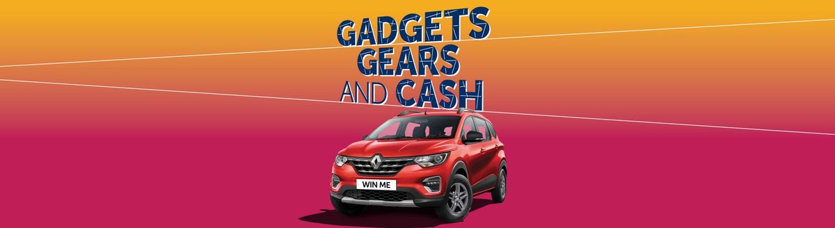 Gadgets Gears & Cash Saturday Car Draw