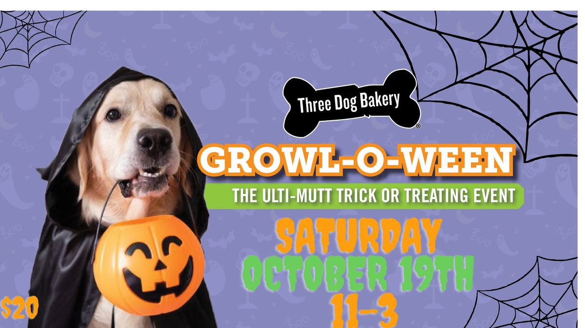 GROWL-O-WEEN TRICK OR TREATING EVENT FOR THE DOGS!