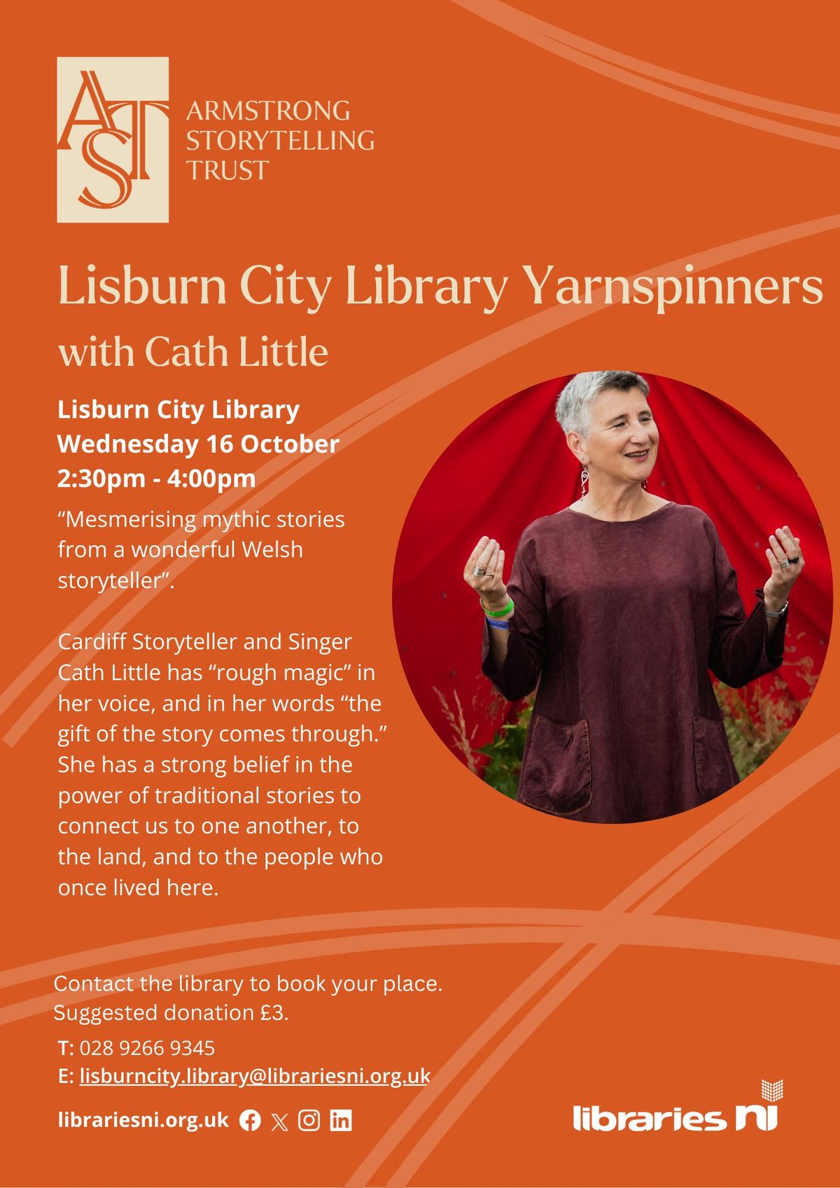 Lisburn City Library Yarnspinners with Cath Little