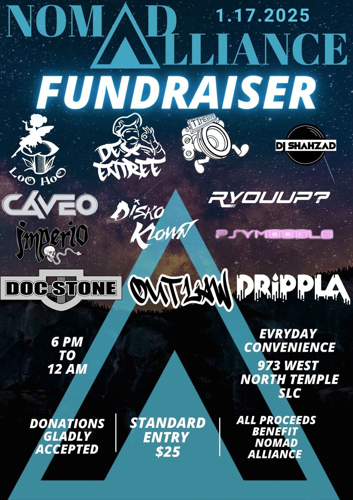 Nomad Alliance Fundraiser Rave!