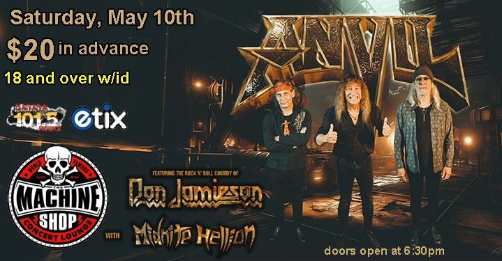 ANVIL at The Machine Shop