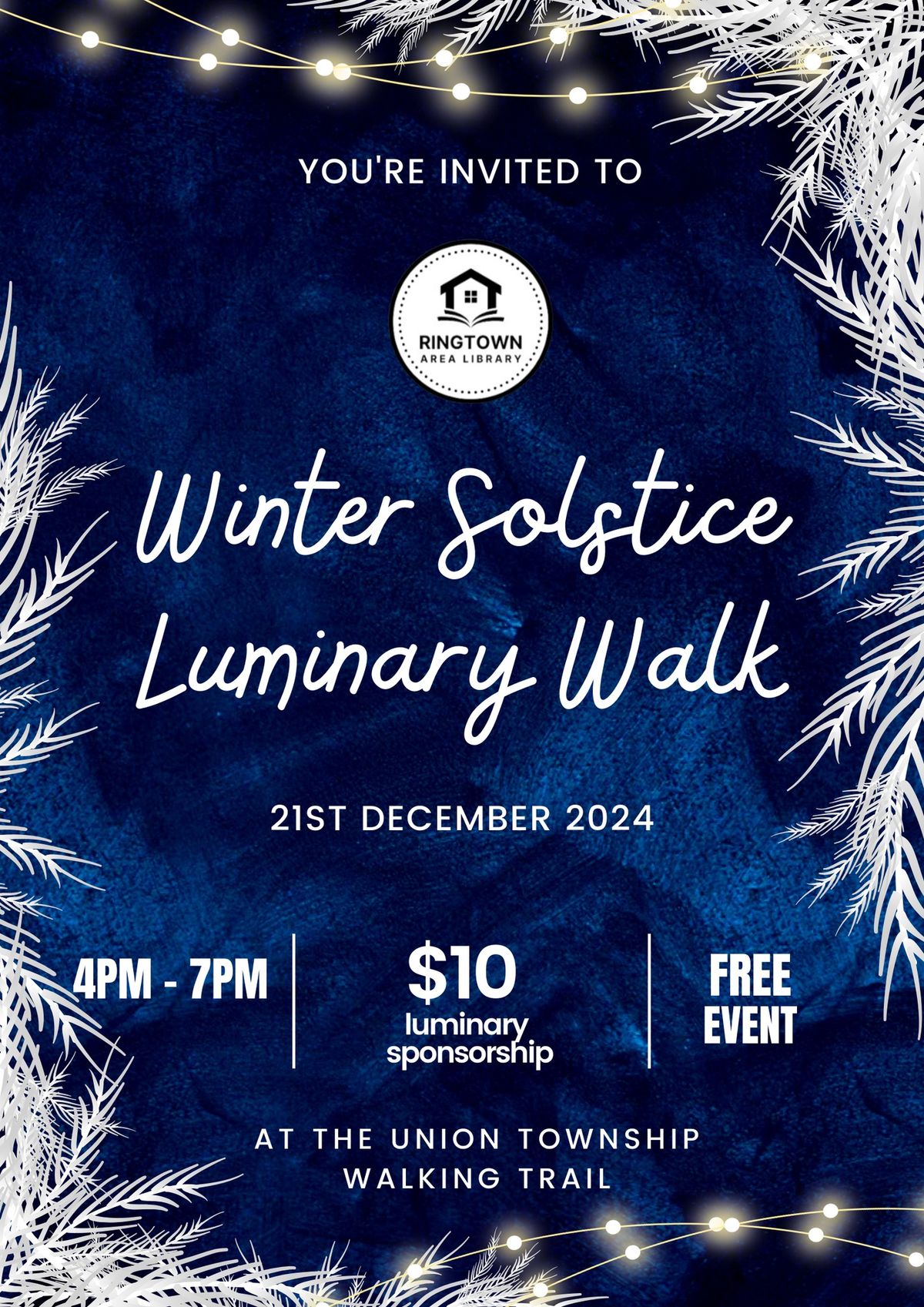 Winter Solstice Luminary Walk