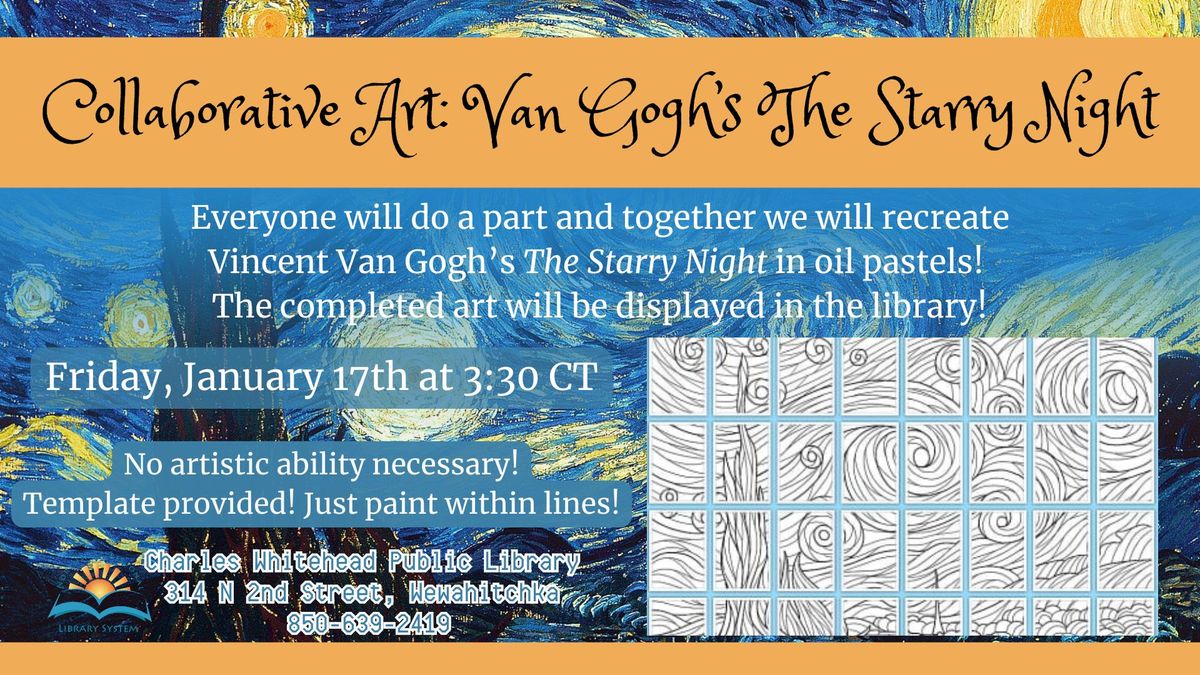 Collaborative Art: Van Gogh\u2019s The Starry Night