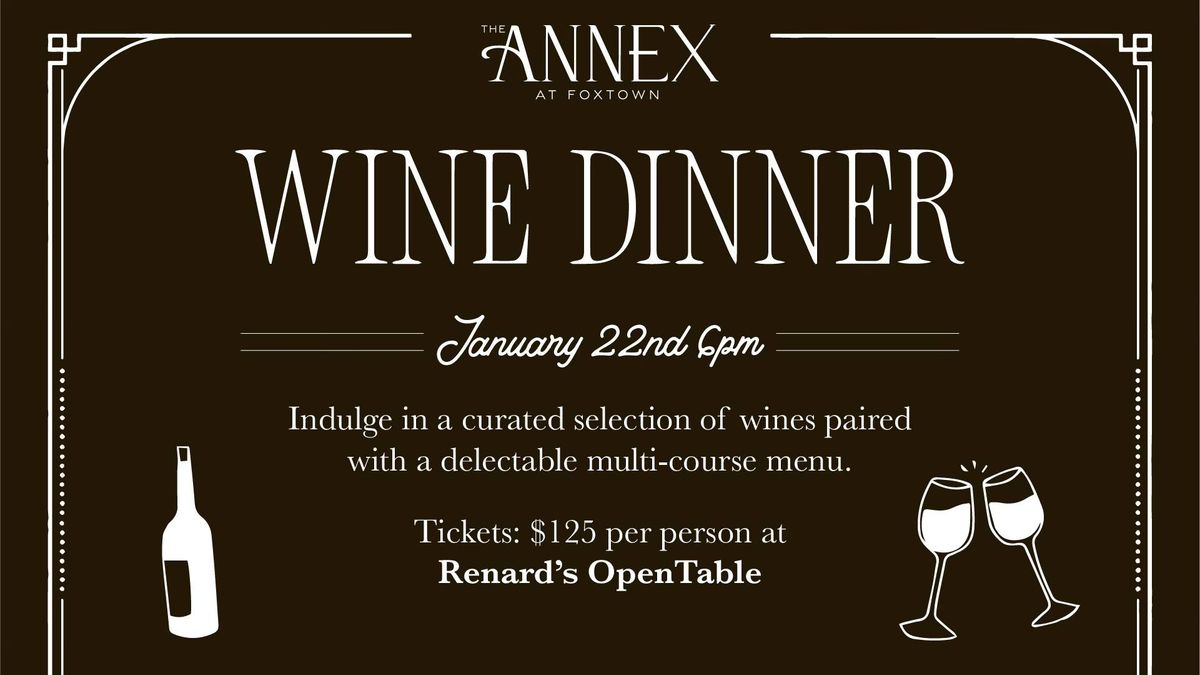 Tuscan Wine Dinner at Renard's