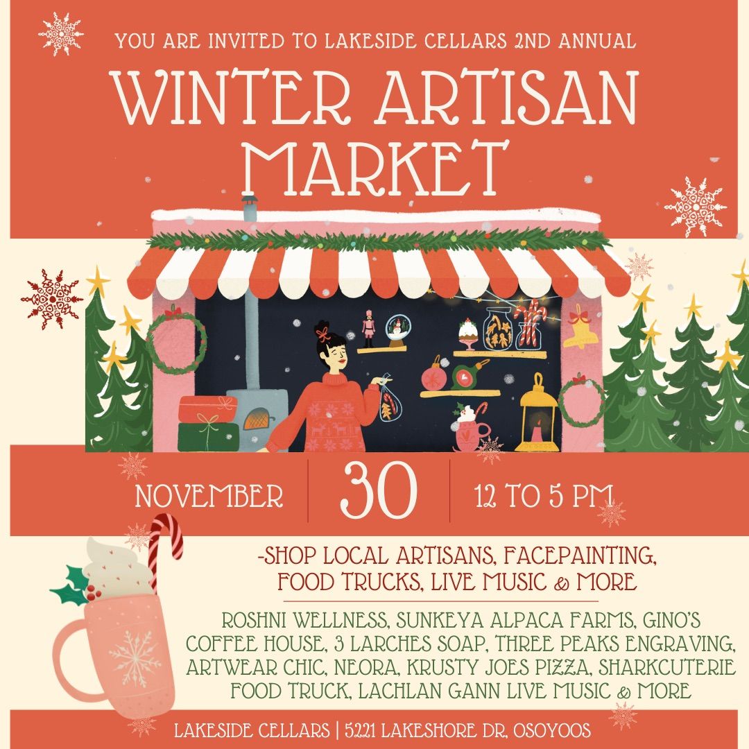 Winter Artisan Market - Lakeside Cellars