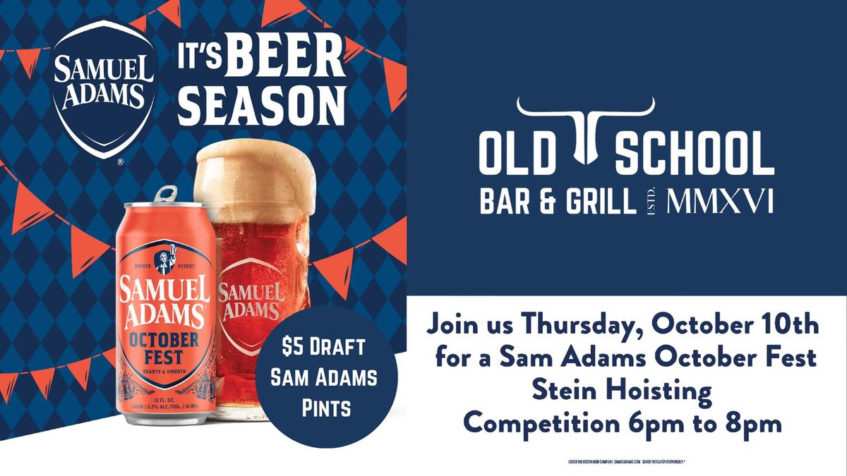 Sam Adams October Fest Stein Hosting