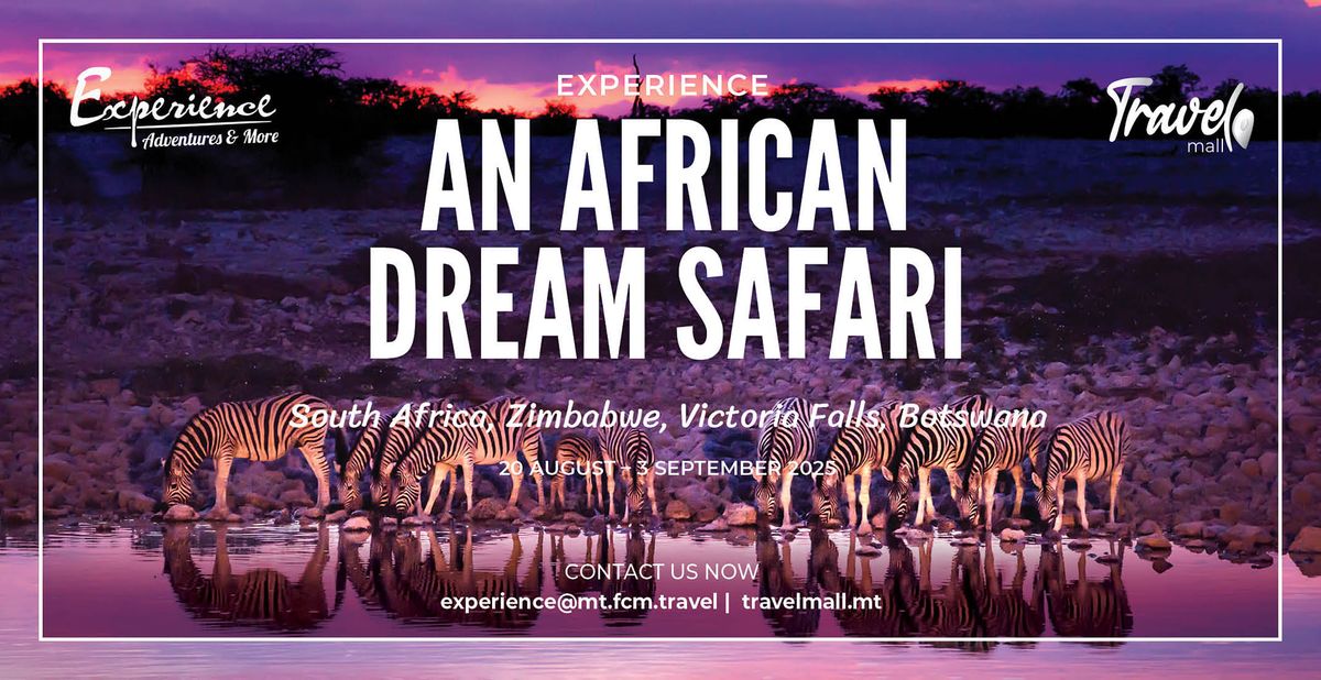 Experience An African Dream Safari: South Africa, Zimbabwe, Victoria Falls, Botswana 