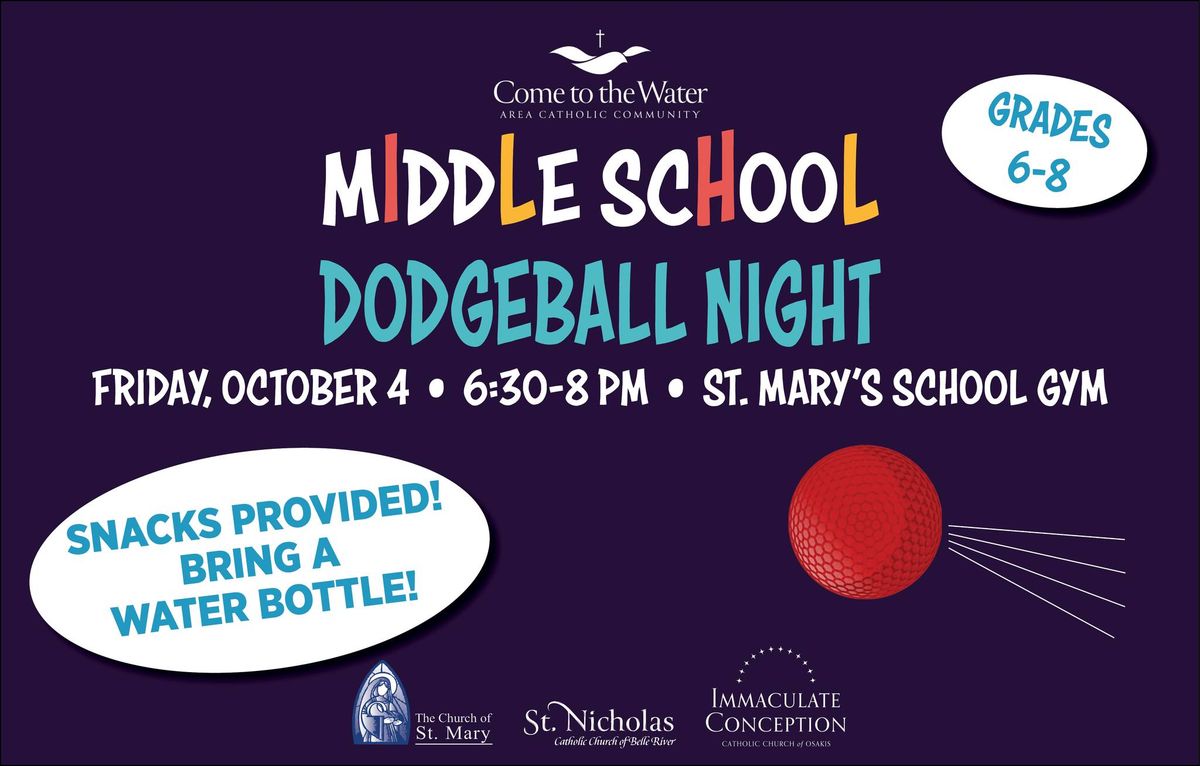 Middle School Dodgeball Night