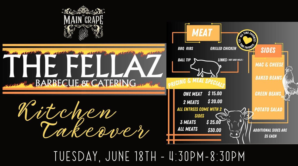 Kitchen Takeover with The Fellaz Barbecue & Catering