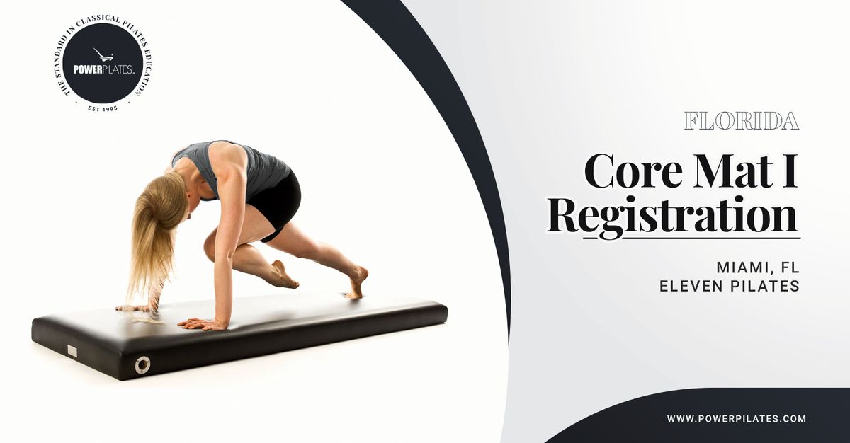 Pilates Certification Course: Core Mat I in Miami, Florida