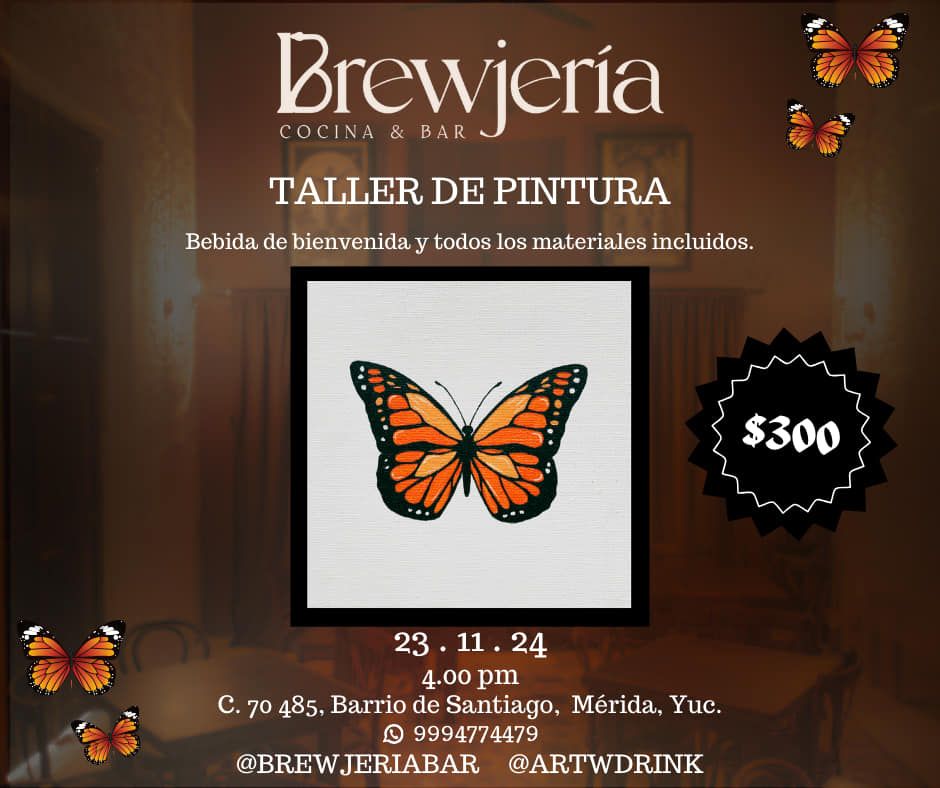 Paint & Sip @ Brewjeria! Espa\u00f1ol y English