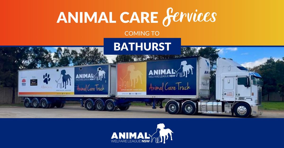 AWL NSW Animal Care Truck in Bathurst