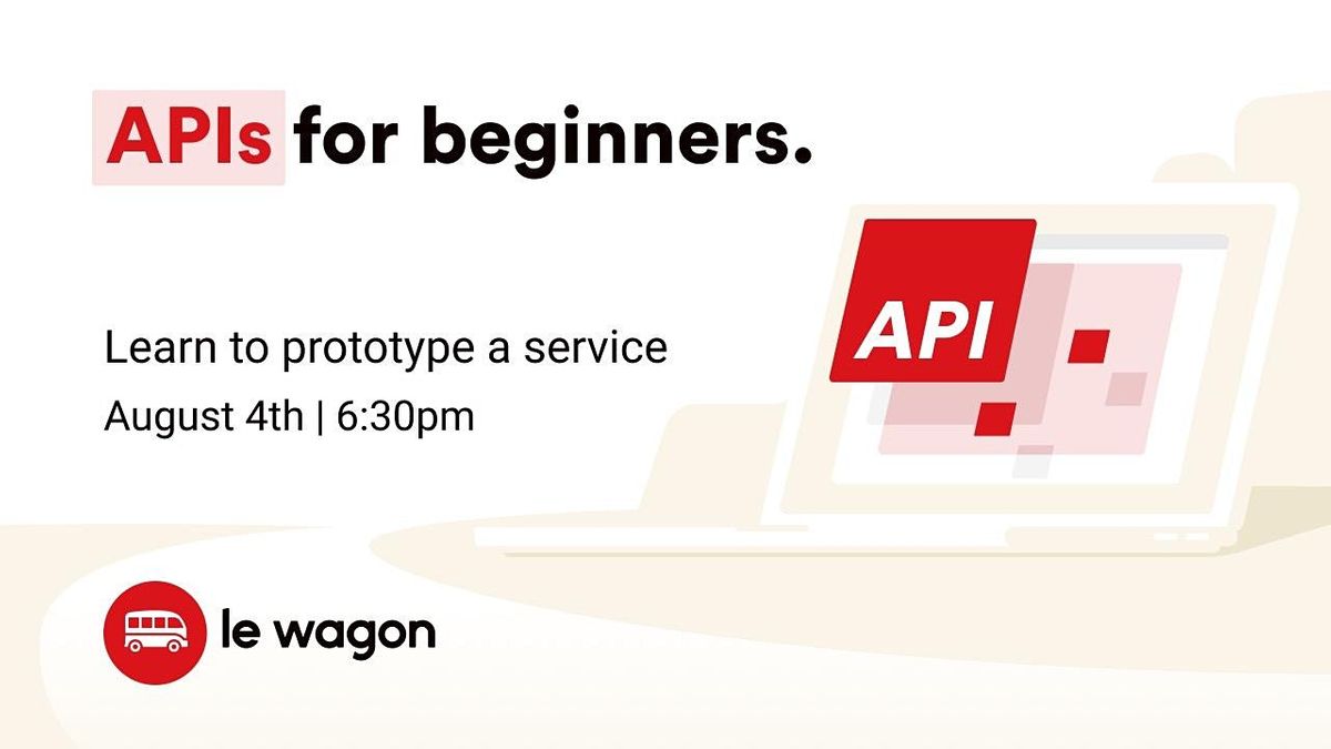 [Free workshop] API for Beginners