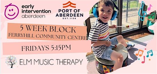 ASN Music and Movement Music Therapist Anna ELM  - 5 week block