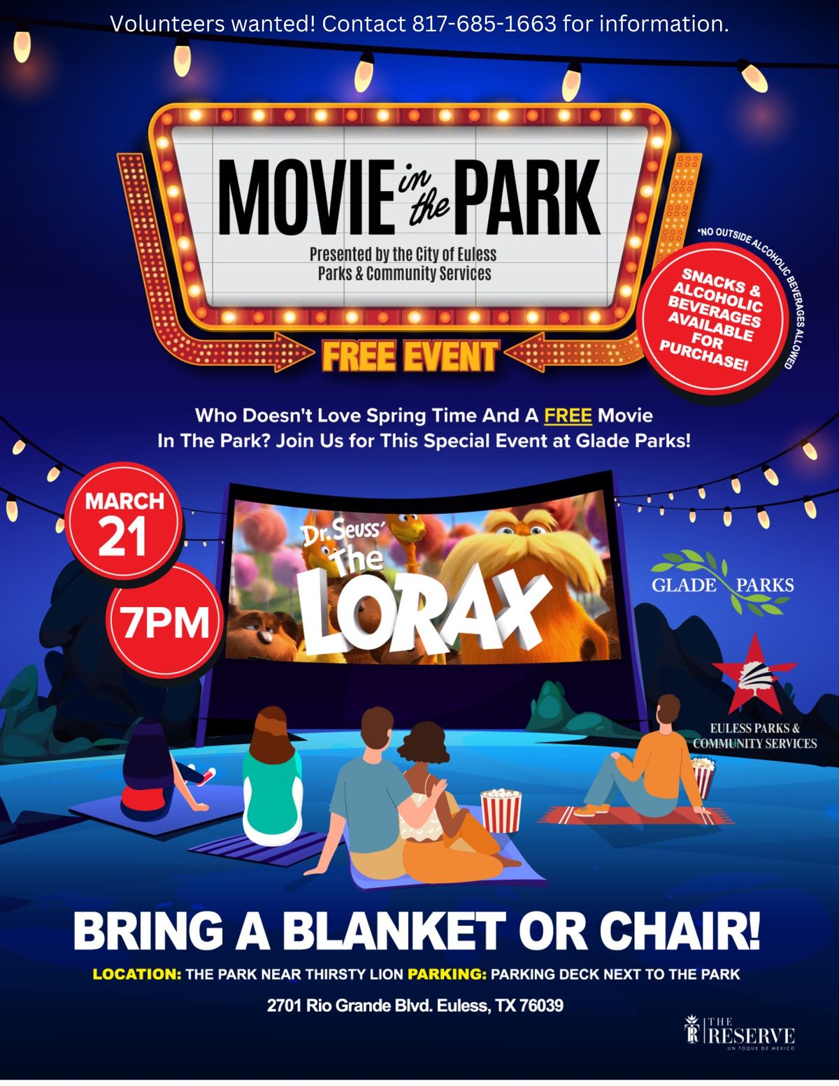 Movie in the Park - The Lorax