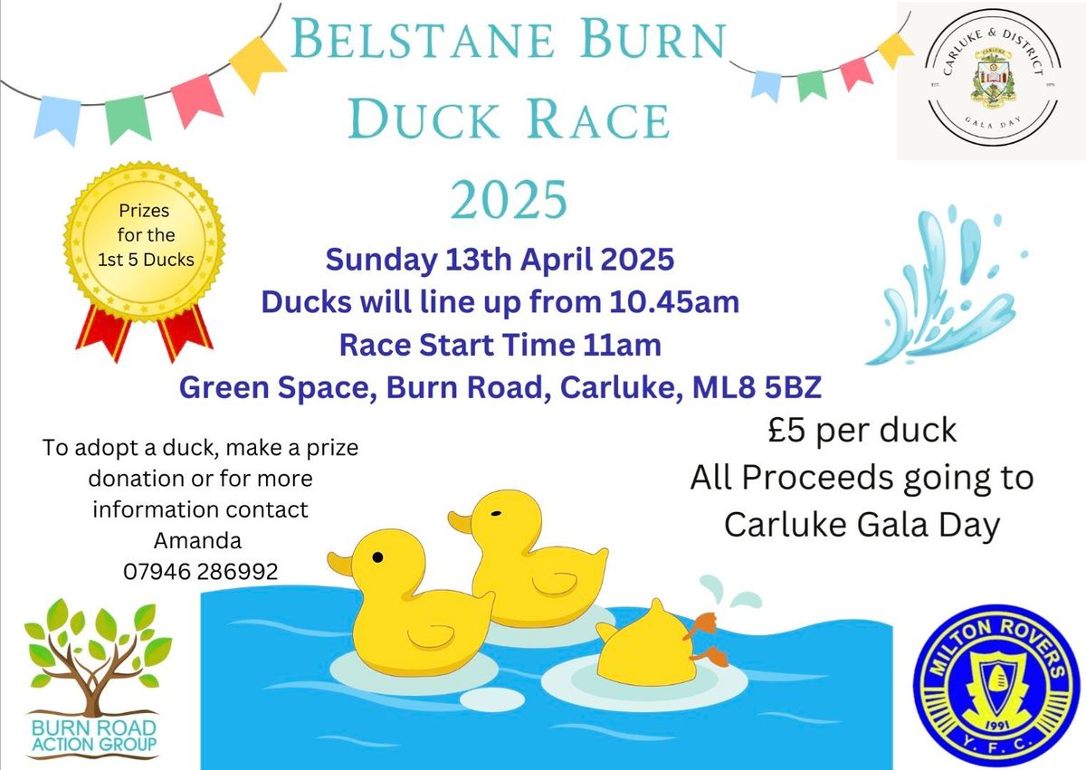 Belstane Burn Duck Race 2025