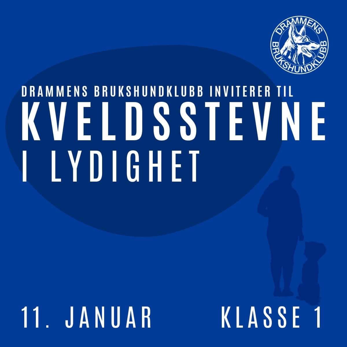 Kveldsstevne lydighet klasse 1 