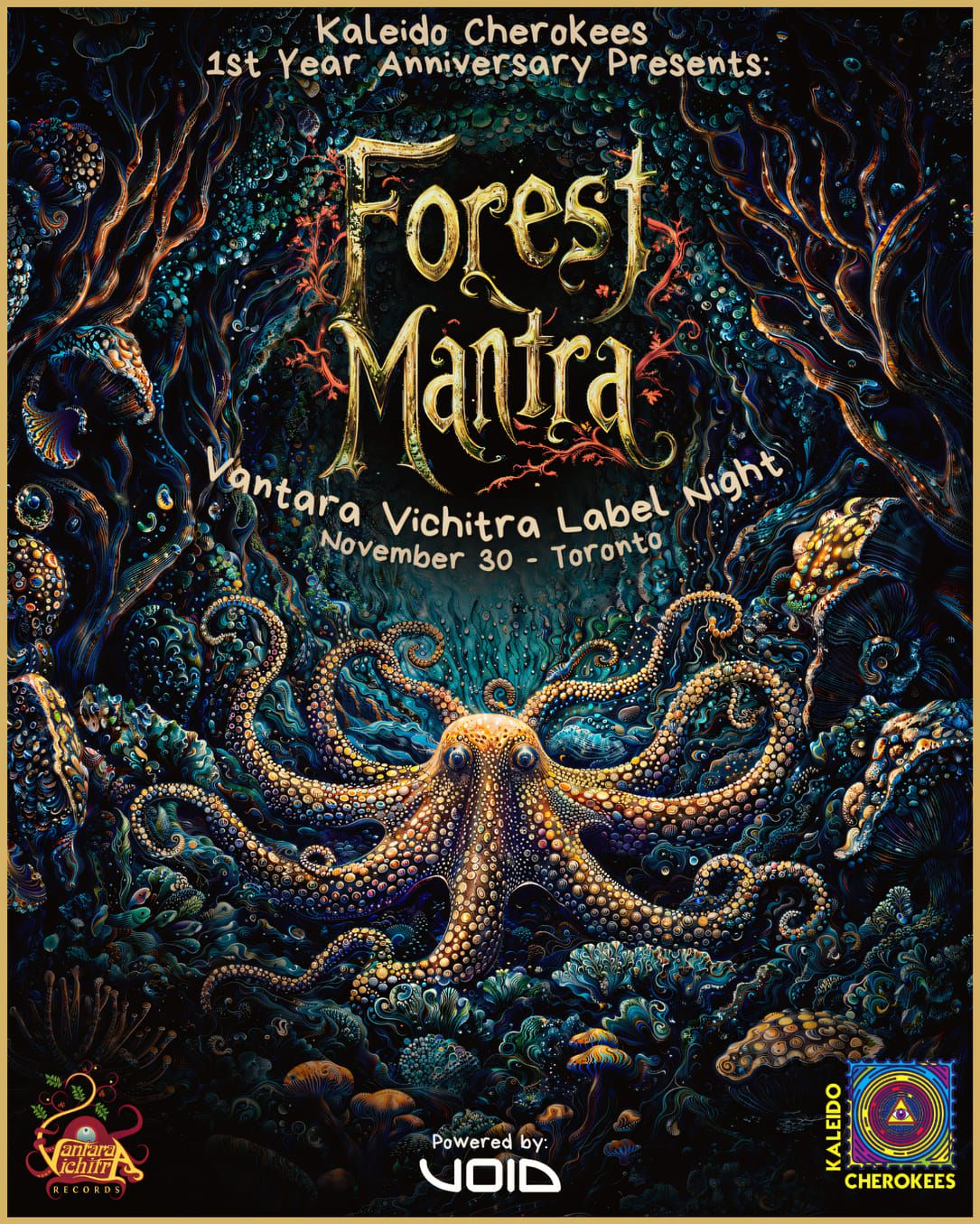 FOREST MANTRA: Vantara Vichitra label night