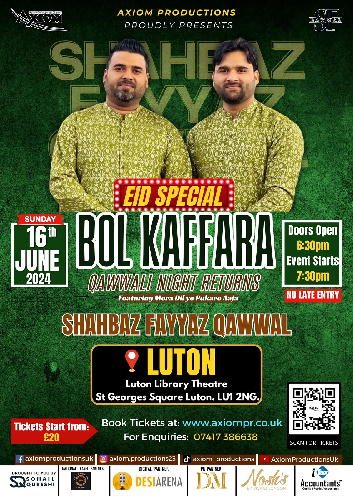 Bol Kaffara Qawwali Night Returns | Shahbaz Fayyaz Qawwal | Luton