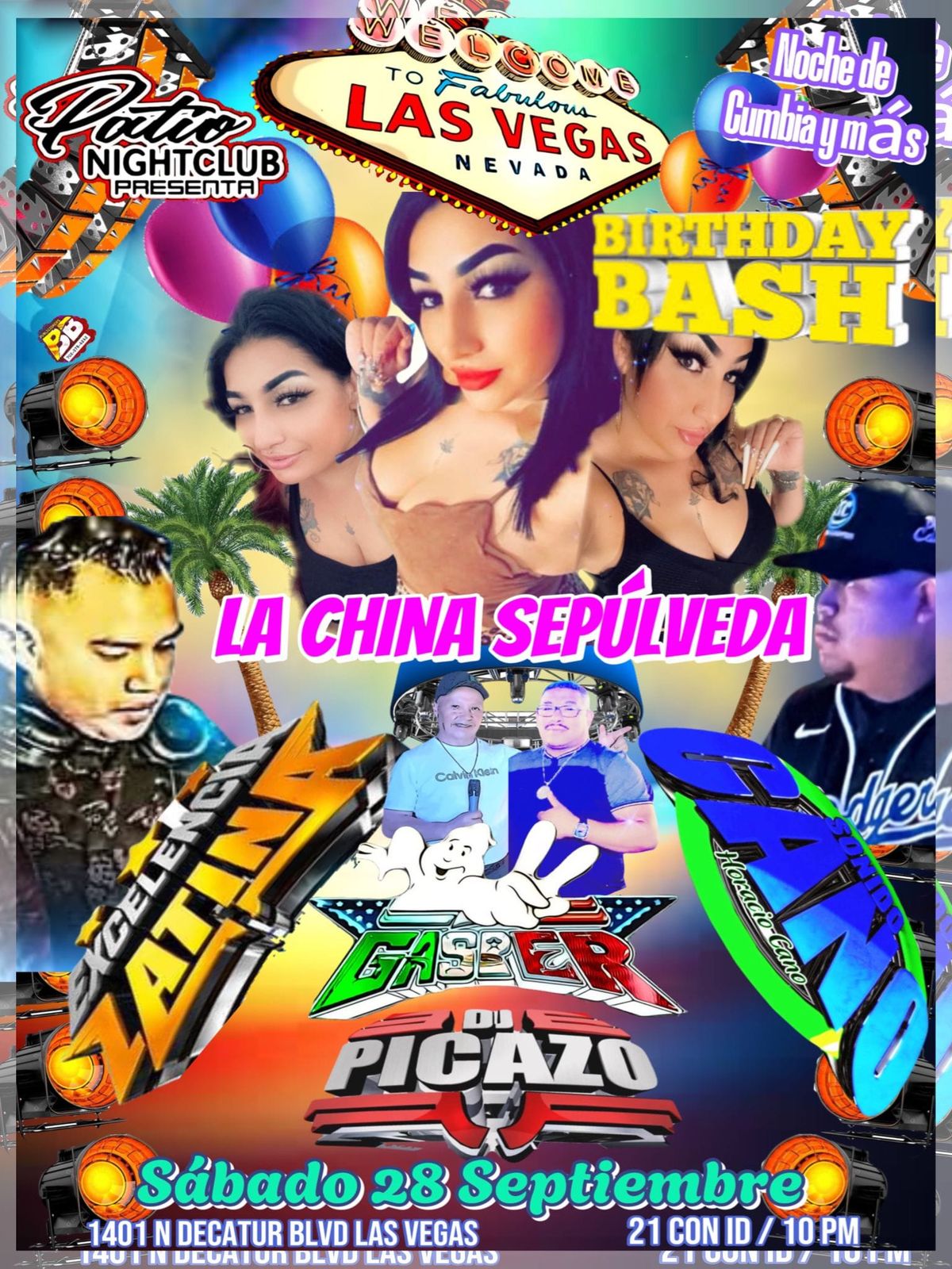 Sabado 28 at patio Nightclub