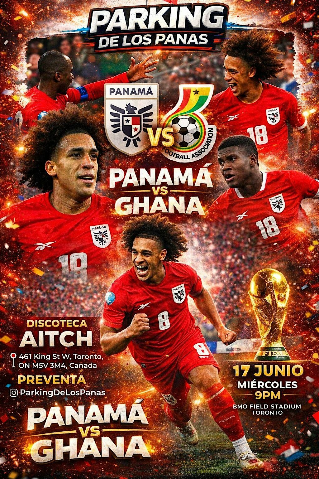 PANAMA VS GHANA AFTER PARTY OFICIAL