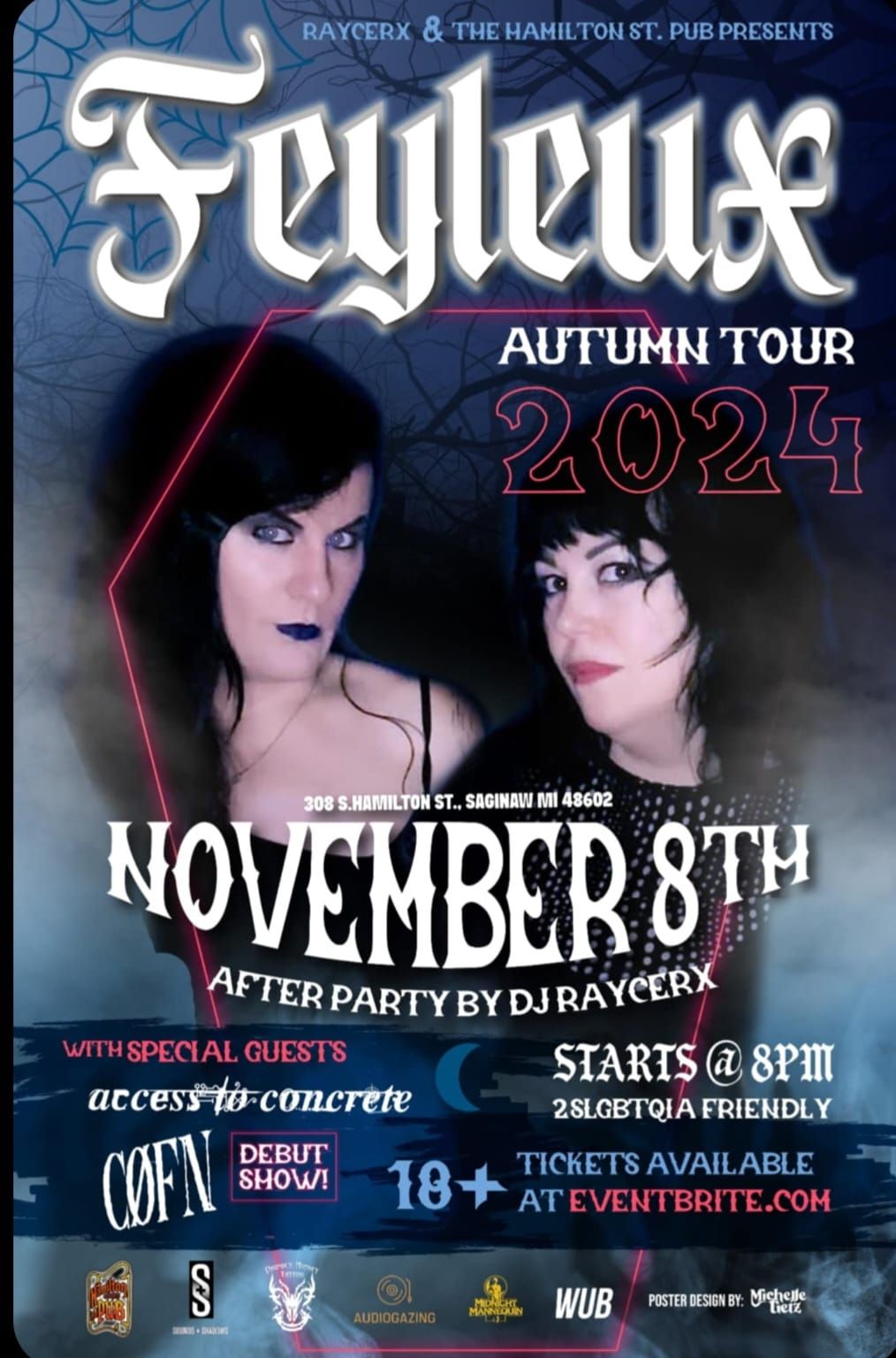 FEYLEUX AUTUMN TOUR 2024 W\/ ACCESS TO CONCRETE AND COFN