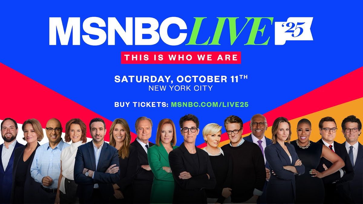 MSNBC Live - Morning Session at Manhattan Center Hammerstein Ballroom