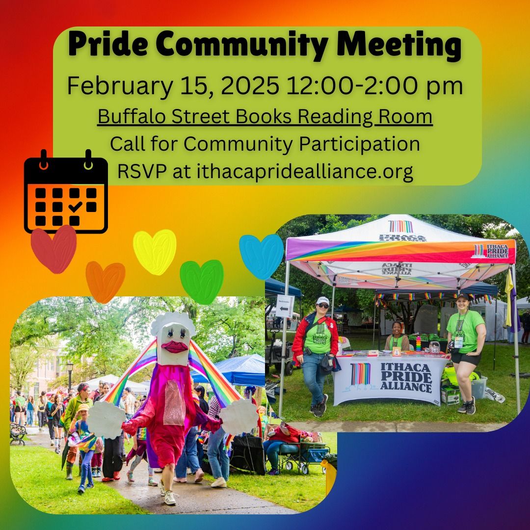 Ithaca Pride Alliance Community Meeting