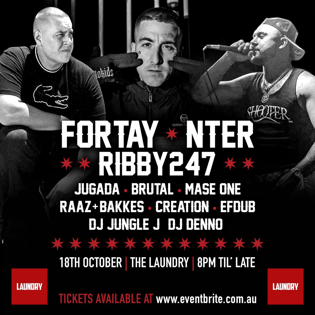 Fortay, Nter & Ribby247 Melbourne Show Oct 18th